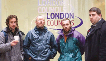 Steve Barnes, Alastair Murray, Gary Birdsall and Tim Nicholls