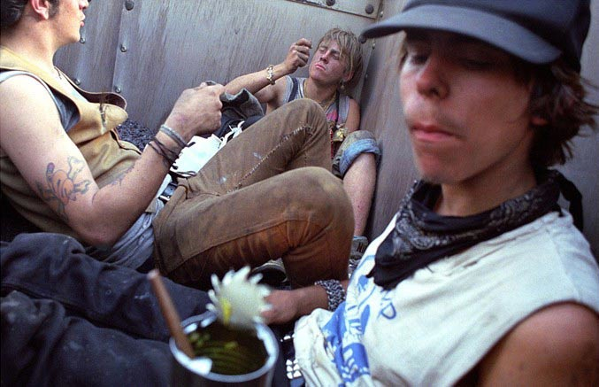 Trainhoppers in the USA. © Mike Brodie