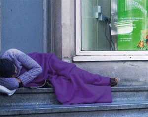 The police don't want to arrest people who sleep rough