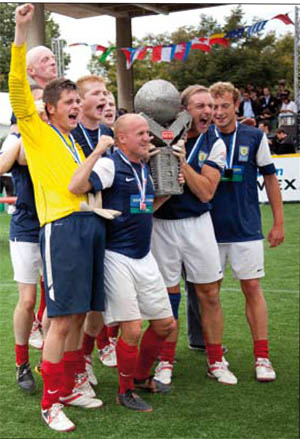 The Scotland team looking pretty happy... Photo: Homeless World Cup ?Ç¬© 2011