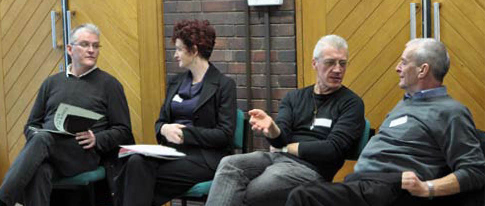 Left to right: Mark Brennan, Sally Leigh, Paul Reily and Paul Sorenson