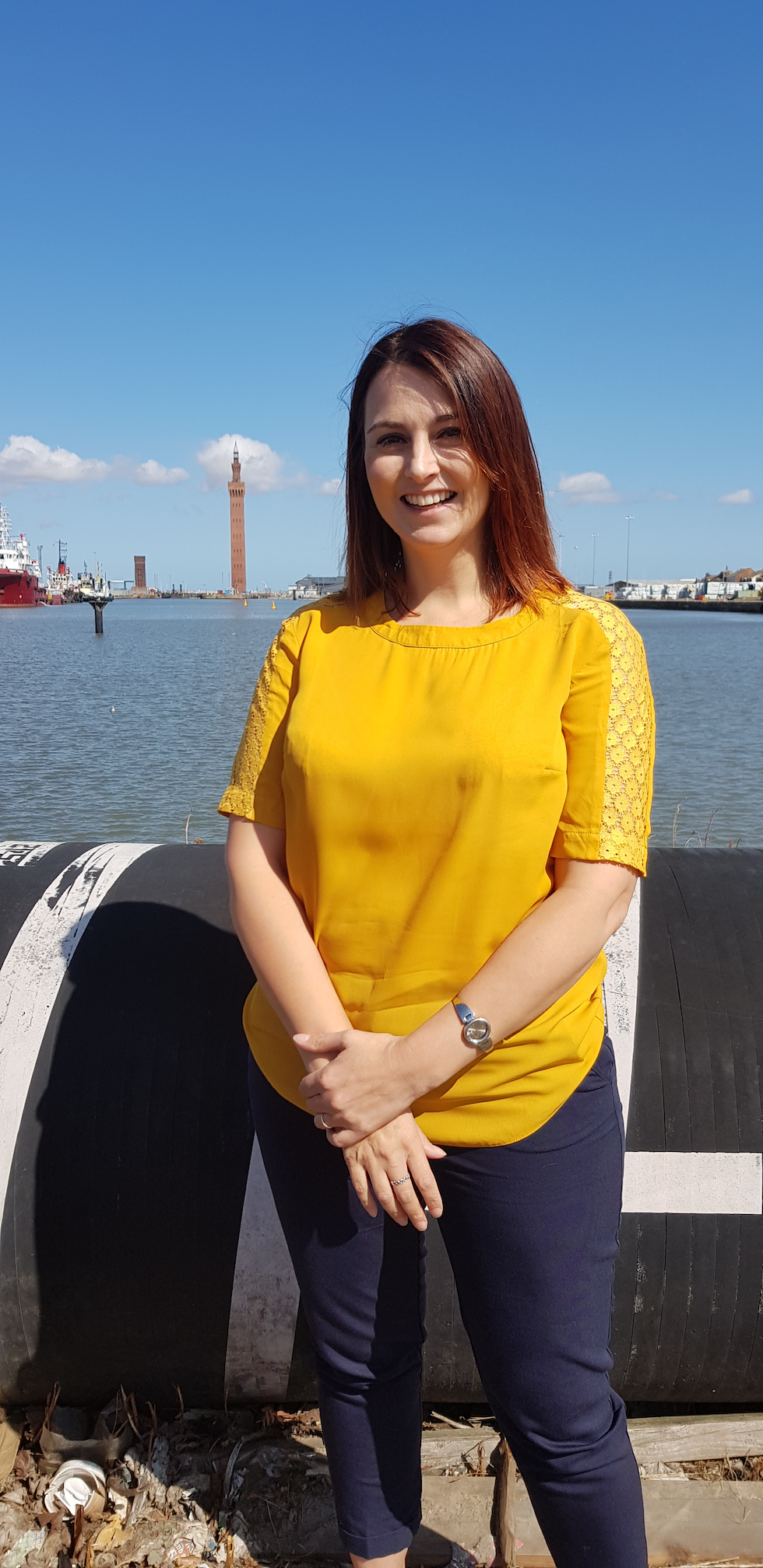 Melanie Onn MP in her constituency, Grimsby © Katie Burgess