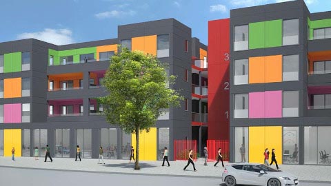 Pop-up village © Lewisham Council