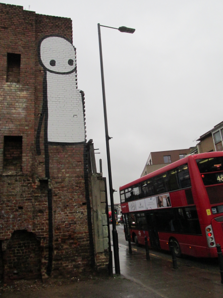 Front cover: Deconstruction on Hackney Road, London, 2015. © Stik