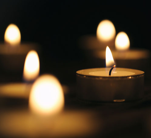  Candles will be lit at the memorial service.  © Amnesty International