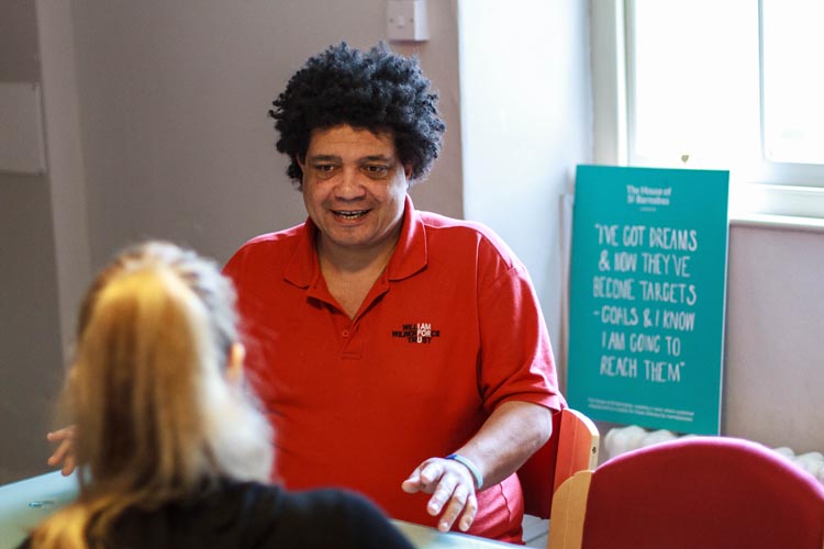 Peter has been able to move on with some extra support. © Eddie Ngugi for the Pavement