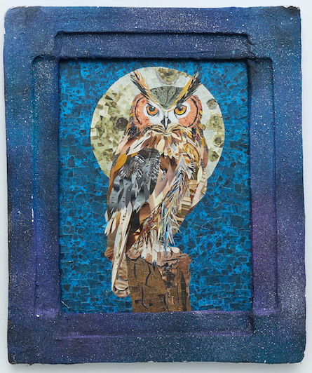 Night Owl, by an unnamed artist at HM Prison Lowdham Grange, featured in the Koestler Awards show last year. © Tom Carter