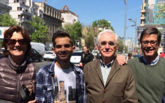 Participants on the Outcast Bucharest tour