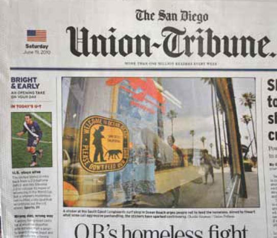 Rough sleepers = animals?