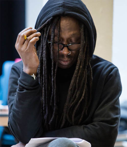 Herman Stephens at Benefit rehearsals. © Richard Davenport