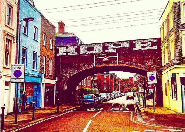 Kentish Town's inspiring bridge © Mat Amp