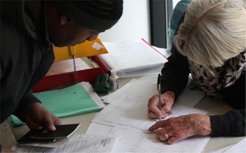 Many migrants come for advice when they are on the brink of homelessness