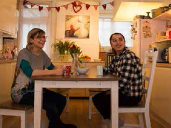 New start: Nightstop connects homeless young people with a volunteer host who can offer their guest a spare room. The Runaway Helpline has advice 24 hours a day. Freephone 116 000. © Depaul UK