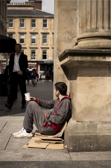 Homelessness and suicide are caused by similar life-changing events © Ilisa Stack 