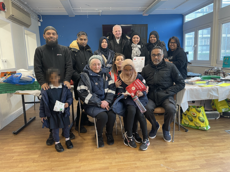 Emdad (far left, second row) with members of Docklands Community Initiative. © Emdad Rahman
