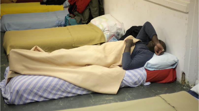 Shelters are warm and safe but often pretty basic  © Night Shelter Forum  