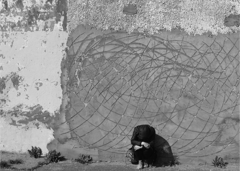 Looking for shelter ©Alex Withers, who spent time in Glasgow's winter shelter.