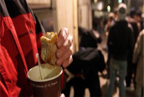 Some claim there are too many soup runs in Westminster. © The Simon Community