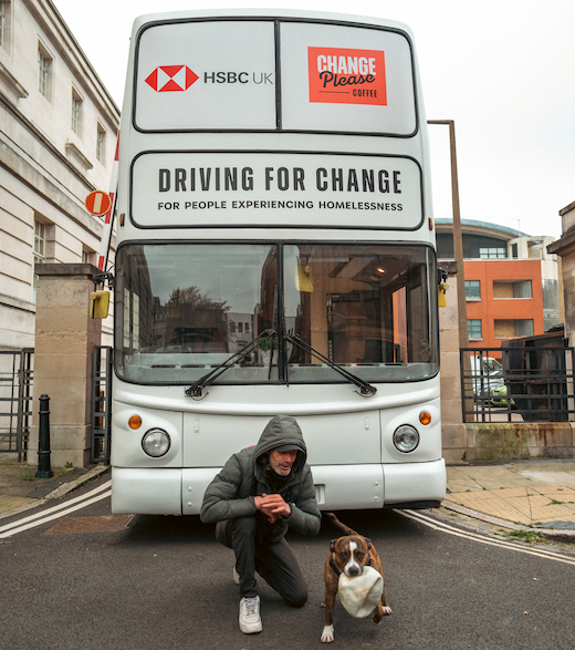 Driving for Change: 2 repurposed London buses offering free access to GPs, dentists, hairdressers and therapists, as well as digital and financial literacy training, help with opening a bank account, employment support, shower facilities and essential items.